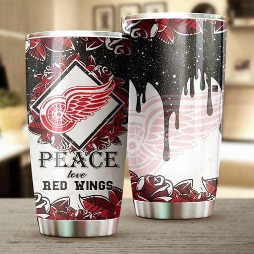 Detroit Red Wings NHL Tumbler - Keep Calm and Support Your Team - Image 2