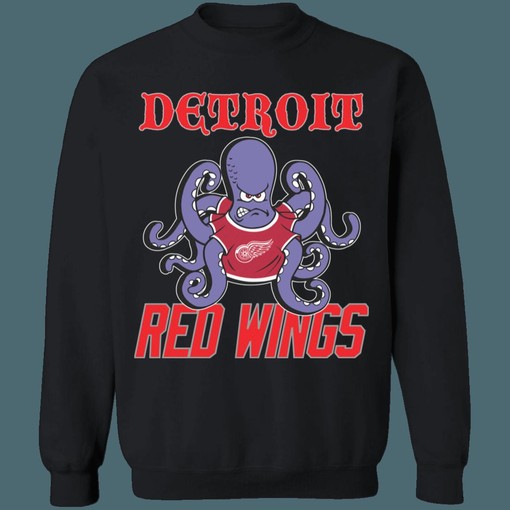 Detroit Red Wings OCTOPUS Vintage NHL Sweatshirt Hoodie T-Shirt for Lovers - Image 4