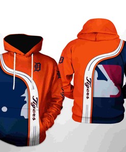 Detroit Tigers All Over Print MLB Team 3D Hoodie - Mens 3D Hoodies