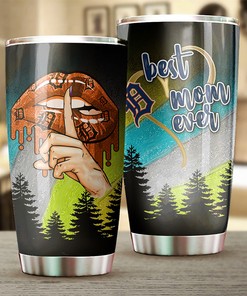 Detroit Tigers Best Mom Ever MLB Tumbler to Show Appreciation to Moms Everywhere with Logo