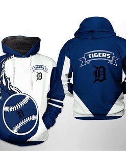 Detroit Tigers MLB Classic All Over Print 3D Hoodie - 3D Print Hoodie Full Size