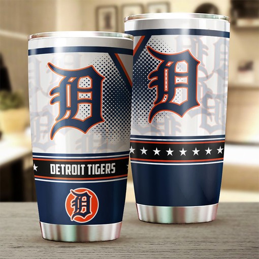 Detroit Tigers MLB Tumbler with Awesome Design - Perfect for all Baseball Fans with MLB Logo - Image 2