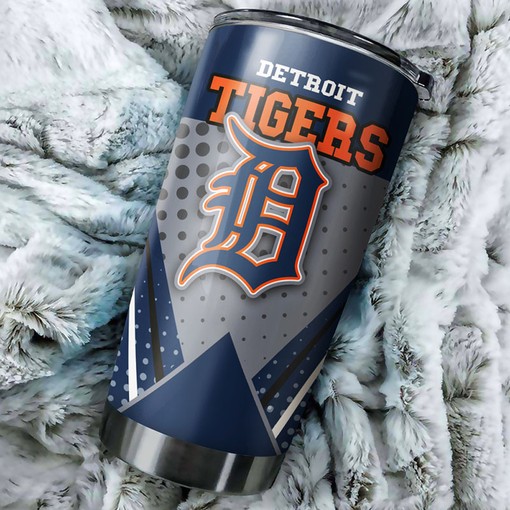 Detroit Tigers MLB Tumbler with Unique Design and MLB Logo - Perfect Tumbler for Tigers Fans