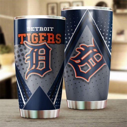 Detroit Tigers MLB Tumbler with Unique Design and MLB Logo - Perfect Tumbler for Tigers Fans - Image 2