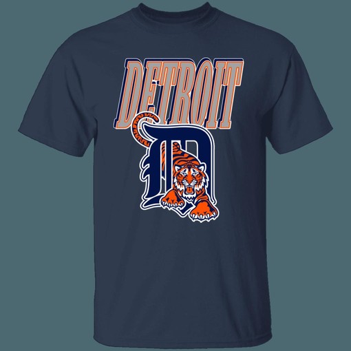 Detroit Tigers Vintage MLB T-Shirt Sweatshirt Hoodie with Retro Design for Baseball Fans - Image 4
