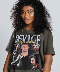 Dev1ce CSGO Merch Gift - Retro Unisex Shirt for Counter-Strike: Global Offensive Gamers