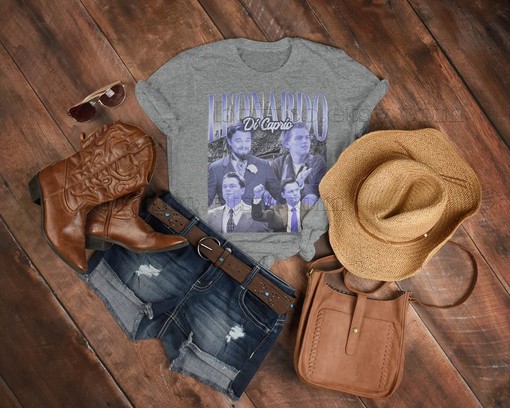 DiCaprio Classic Film Tees featuring Titanic and Django - Minimalist Movie Shirts for Men - Image 3