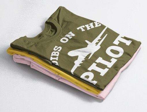 Dibs On The Pilot Unisex Tee - Perfect Pilot Gift - Image 4
