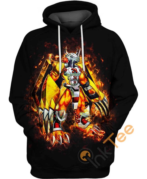 Digimon Wargreymon 3D Printed All Over Custom Hoodie