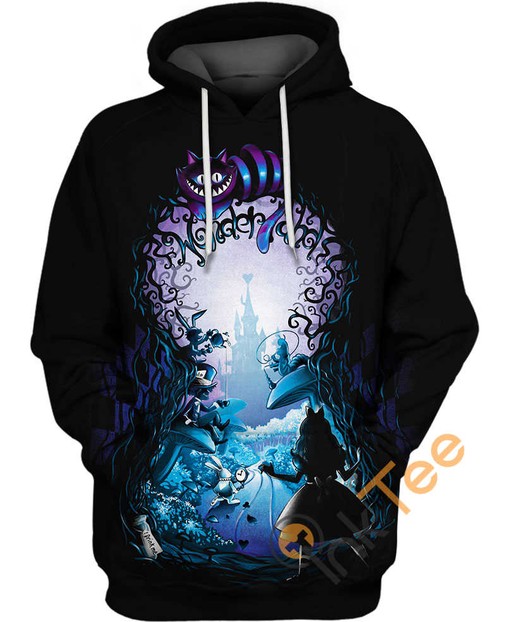 Discover Alice's Crazy World 3D Hoodie - Women's Graphic All Over Print 3D Hoodies