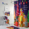 Disney Gnomes Christmas Shower Curtain for Magical Bathroom Decor