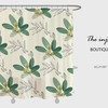 Disney Green Leaves Luxury Shower Curtain, Waterproof Design for a Touch of Nature in Your Bathroom