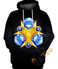 Dive into the Adventure of Ocarina of Time with Legend of Zelda Zora Sapphire 3D Hoodie