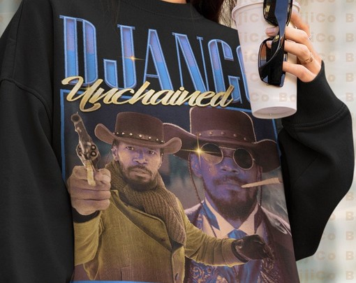 Django Unchained Homage Minimalist Movie Shirt for Boys - Image 4