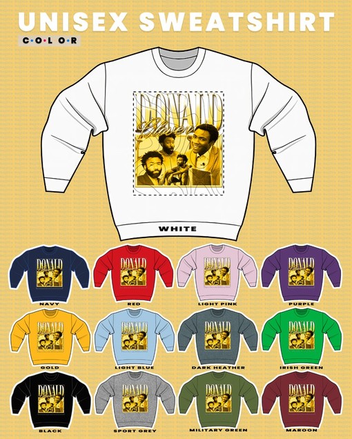 Donald Glover Childish Sweatshirt, Actor and Singer Homage Tee, Minimalist Movie Shirts for Fans - Image 3