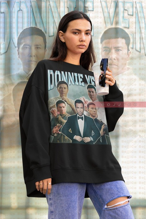 Donnie Yen Wing Chun Sweatshirt, Hong Kong Actor Tee with Vintage 90s Style, Ip Man Fan Sweater for Martial Arts