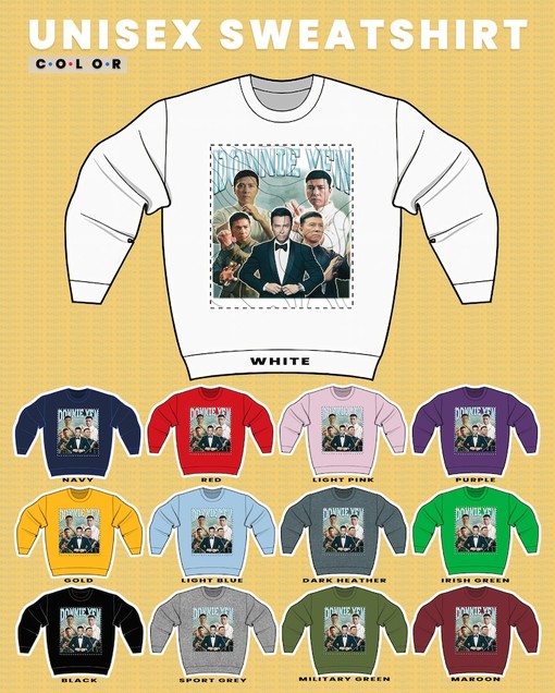 Donnie Yen Wing Chun Sweatshirt, Hong Kong Actor Tee with Vintage 90s Style, Ip Man Fan Sweater for Martial Arts - Image 3