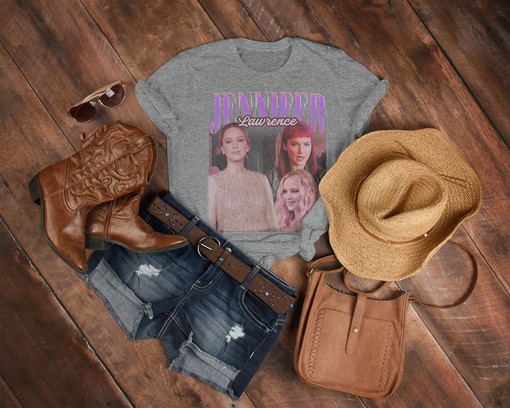 Don't Look Up Movie Shirts, JENNlFER LAWRENCE VINTAGE Shirt, Idiocracy Actress Shirt, Leonardo DiCaprio Shirt - Image 3