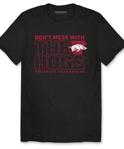 Don't Mess With The Hogs Unisex Short Sleeve T-Shirt with NCAA Shirts for Men