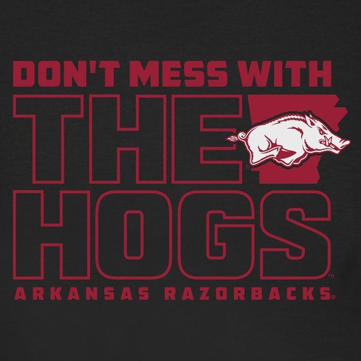 Don't Mess With The Hogs Unisex Short Sleeve T-Shirt with NCAA Shirts for Men - Image 2