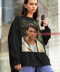 Dope BRAD PITT Homage Unisex Sweatshirt for Classic Movie Lovers