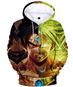 Dragon Ball Anime Saiyan Goku Hoodie - 3D All Over Print Design with Quotes