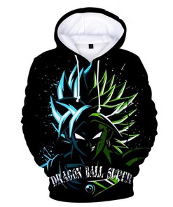 Dragon Ball Anime Series Goku Hoodie - 3D All Over Print Design with Quotes