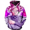 Dragon Ball Hand On Chest Anime Hoodie - 3D All Over Print Design with Quotes