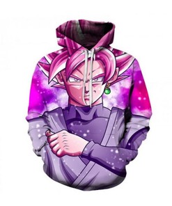 Dragon Ball Hand On Chest Anime Hoodie - 3D All Over Print Design with Quotes