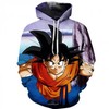 Dragon Ball Leaning Forward Anime Hoodie - 3D All Over Print Design with Quotes
