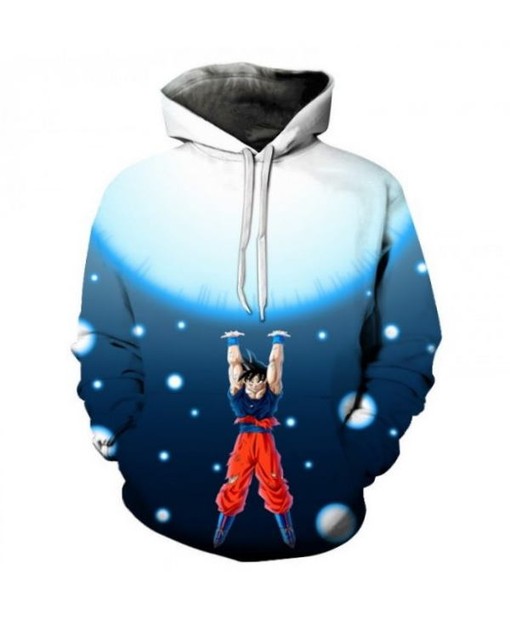 Dragon Ball Pocker Anime Harajuku Hoodie - 3D All Over Print Design with Quotes