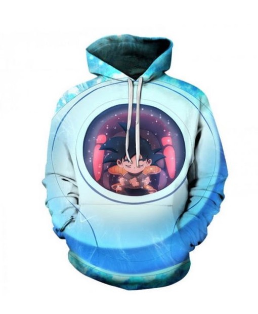 Dragon Ball Rest In The Jar Anime Hoodie - 3D All Over Print Design with Quotes