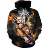 Dragon Ball S Anime Harajuku Hoodie - 3D All Over Print Design with Quotes