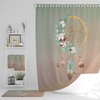 Dreamcatcher Gradient Shower Curtain Set with Optional Bath Set