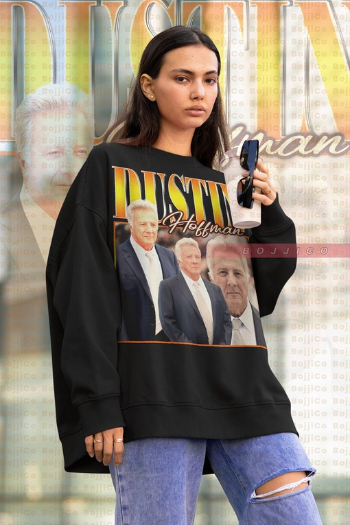 Dustin Hoffman Rain Man Sweatshirt, American Actor Homage Tee with Retro 90s Style, Vintage Sweater for Fans