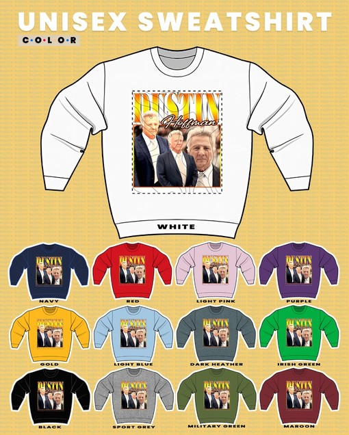 Dustin Hoffman Rain Man Sweatshirt, American Actor Homage Tee with Retro 90s Style, Vintage Sweater for Fans - Image 3