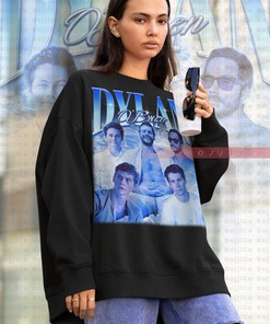 Dylan O'Brien Teen Wolf Sweatshirt, American Actor Fan Tee with Vintage 90s Style, Thomas Maze Dylan Sweater