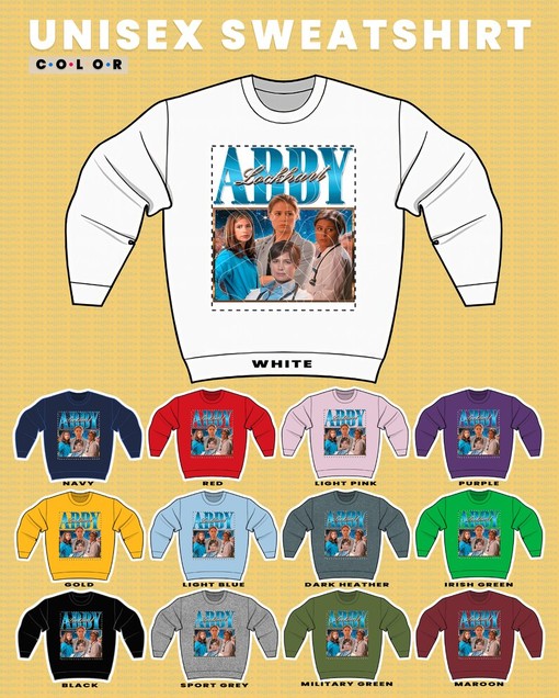 ER Vintage Sweatshirt, Abby Lockhart Homage 90s Sweater, Abigail Marjorie Lockhart Medical Drama T-Shirt - Image 3