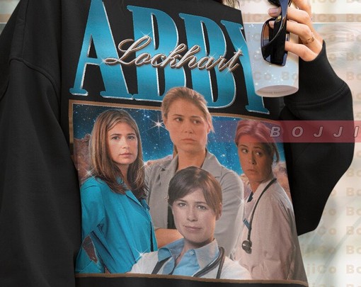 ER Vintage Sweatshirt, Abby Lockhart Homage 90s Sweater, Abigail Marjorie Lockhart Medical Drama T-Shirt - Image 4