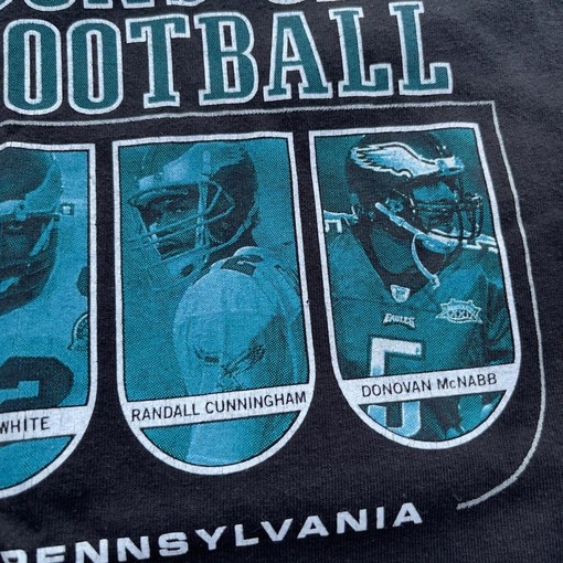 Eagles Football 75 Seasons Vintage Style Hoodie Sweatshirt - Anniversary - Image 4