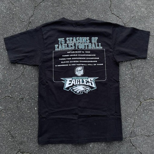 Eagles Football 75 Seasons Vintage Style Hoodie Sweatshirt - Reebok 2007