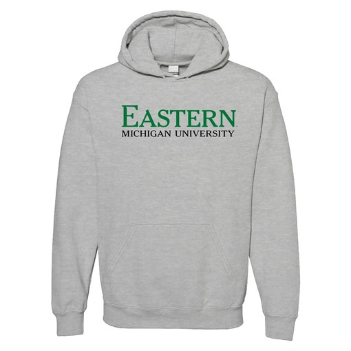 Eastern Michigan Institutional Logo College Shirt Sweatshirt Pullover Hoodie