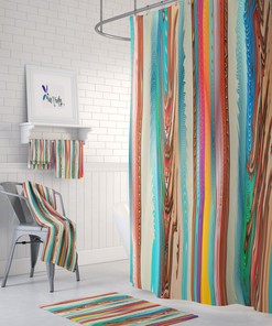 Eclectic Soul Shower Curtain Set - Unique Bath Decor with Optional Accessories