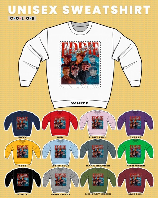 Eddie Castile Homage Sweatshirt, Blake Patrick Tee for Men and Women, Retro 90s Eddie Castile Sweater - Image 3