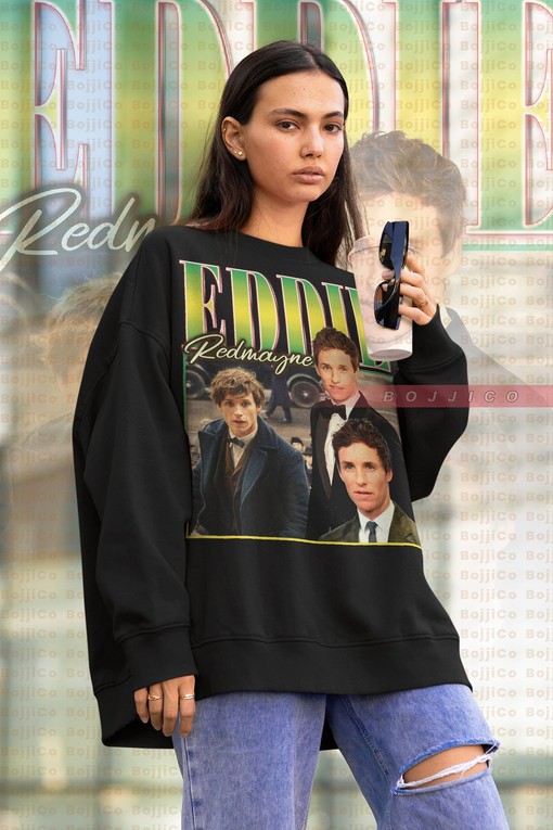 Eddie Redmayne Vintage Sweatshirt - Perfect for Eddie Redmayne Fans