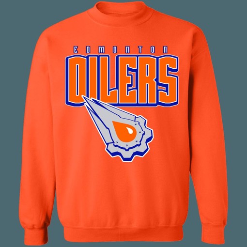 Edmonton Oilers Gear Logo Vintage NHL Sweatshirt Hoodie TShirt For Hockey Lovers with Distinctive Logo - Image 3