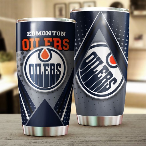 Edmonton Oilers NHL Tumbler Unique NHL Fans' Design Tumbler, Perfect for Gifting and Tumbler Gift Ideas
