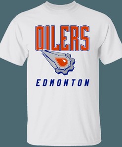 Edmonton Oilers Oil Stone Retro NHL T-Shirt Sweatshirt Hoodie National Hockey League Shirt with Classic Look