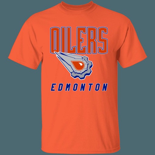 Edmonton Oilers Oil Stone Retro NHL T-Shirt Sweatshirt Hoodie National Hockey League Shirt with Classic Look - Image 4