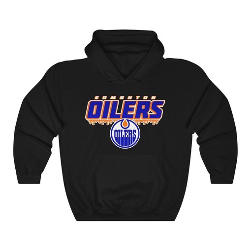 Edmonton Oilers Vintage NHL Hoodie Sweatshirt Sport Shirt with Classic Graphics - Image 3